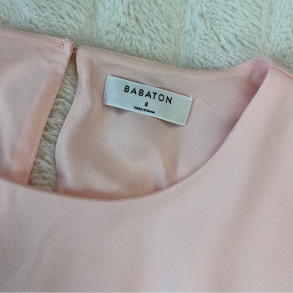 ARITZIA BABATON pale pink Hamptons midi dress - Picture 6 of 9